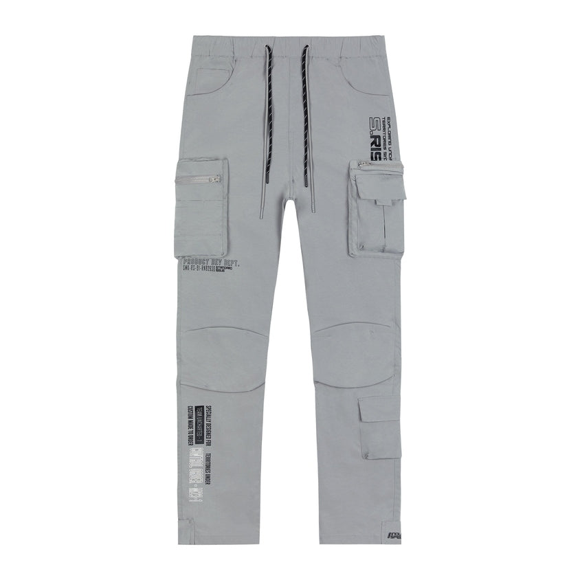 Smoke Rise Windbreaker Utility Pants - Light Grey