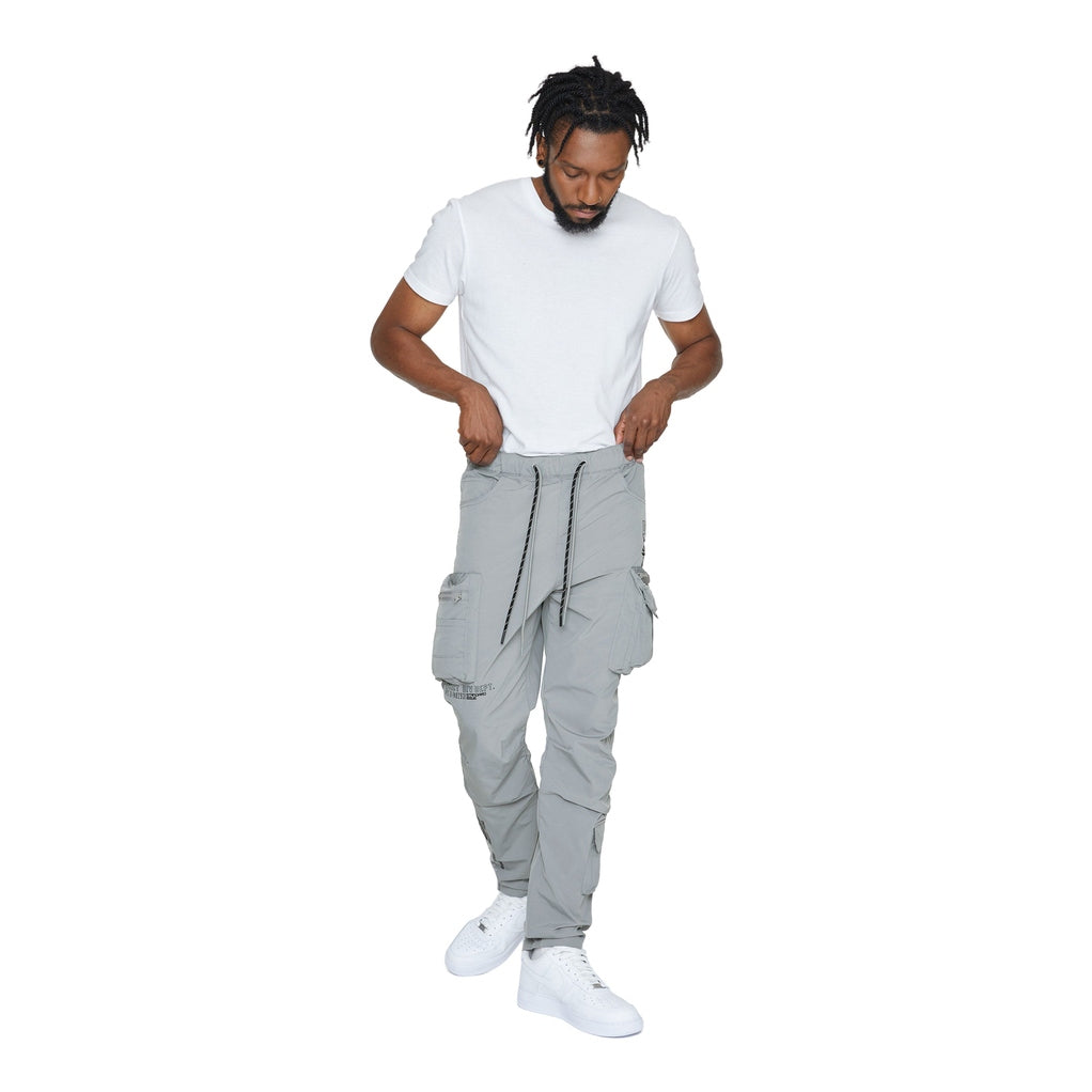 Smoke Rise Windbreaker Utility Pants - Light Grey