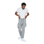 Windbreaker Utility Pants - Light Grey