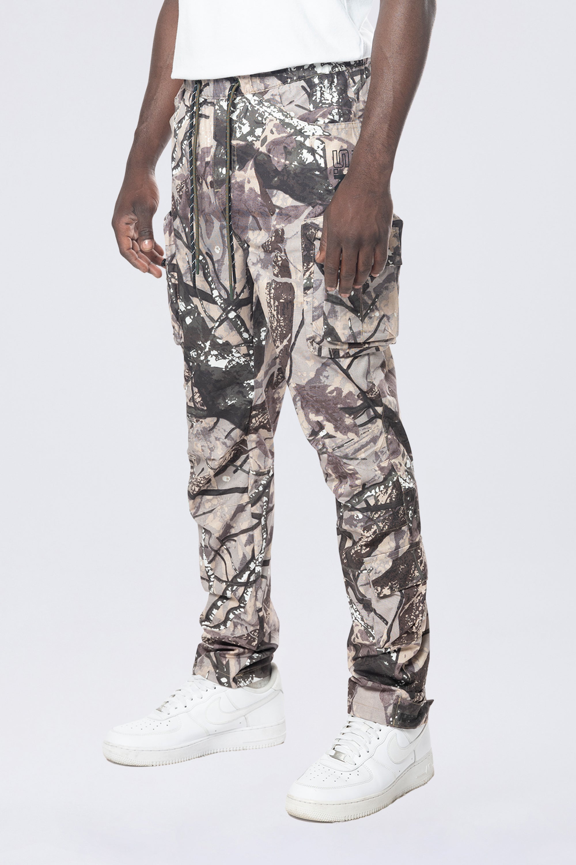 Utility Windbreaker Pants - Olive Hunting Camo