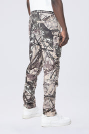 Utility Windbreaker Pants - Olive Hunting Camo