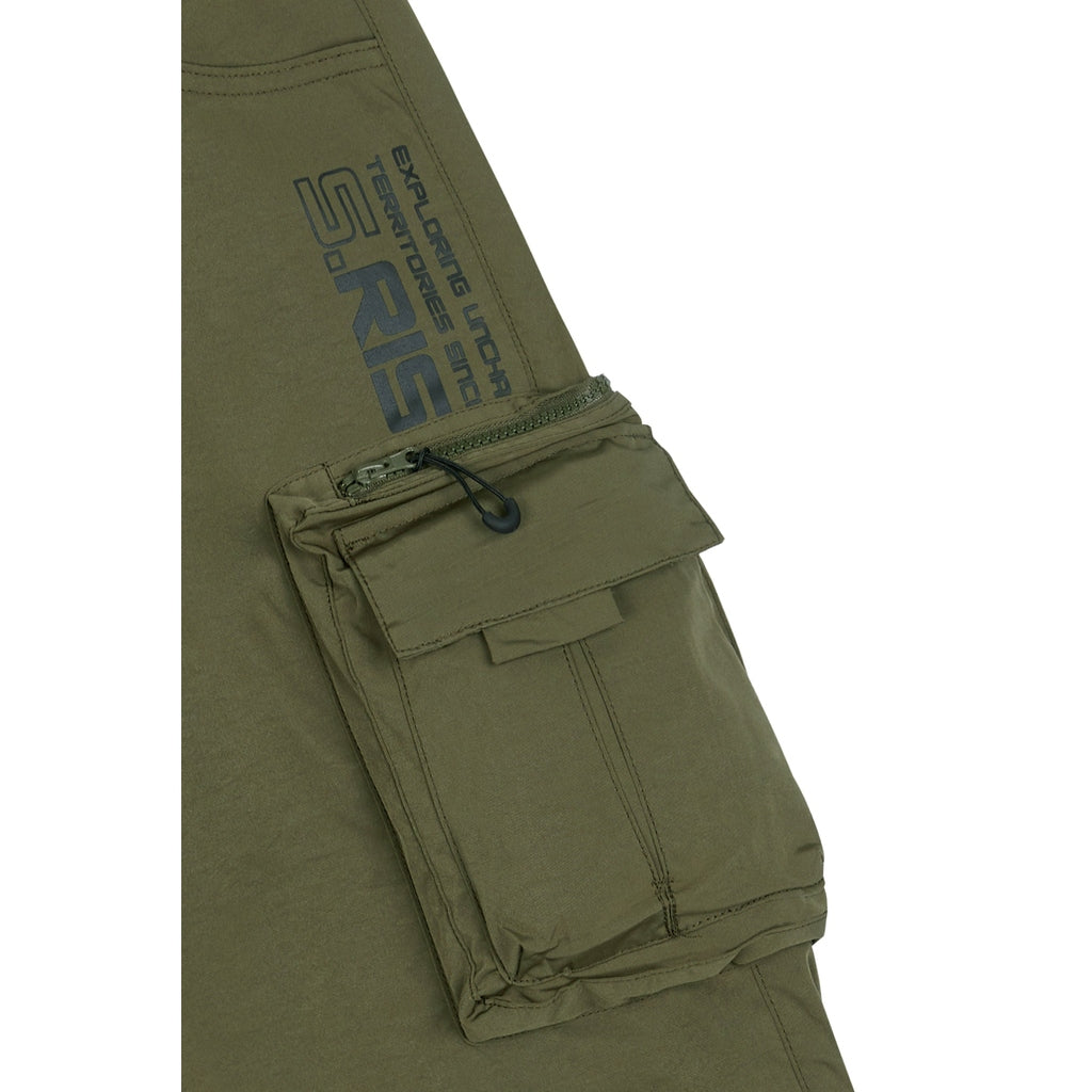 Smoke Rise Windbreaker Utility Pants - Olive