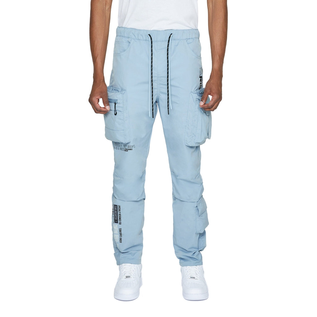 Smoke Rise Windbreaker Utility Pants - Pale Blue