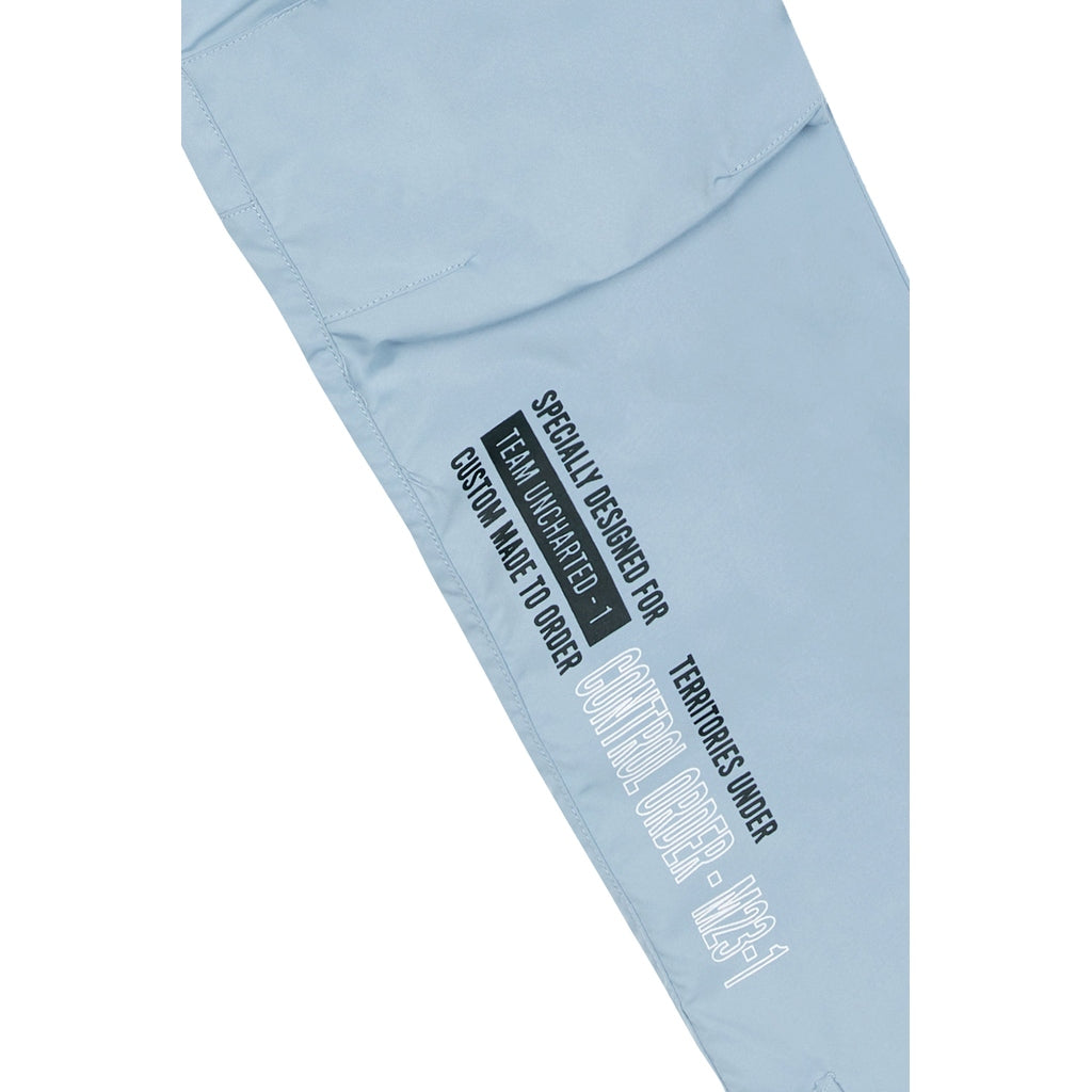 Smoke Rise Windbreaker Utility Pants - Pale Blue