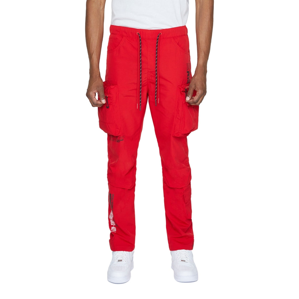 Smoke Rise Windbreaker Utility Pants - Red