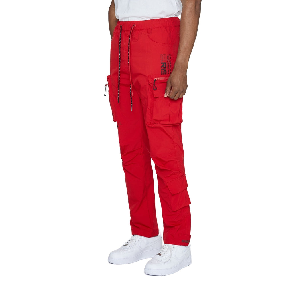 Smoke Rise Windbreaker Utility Pants - Red