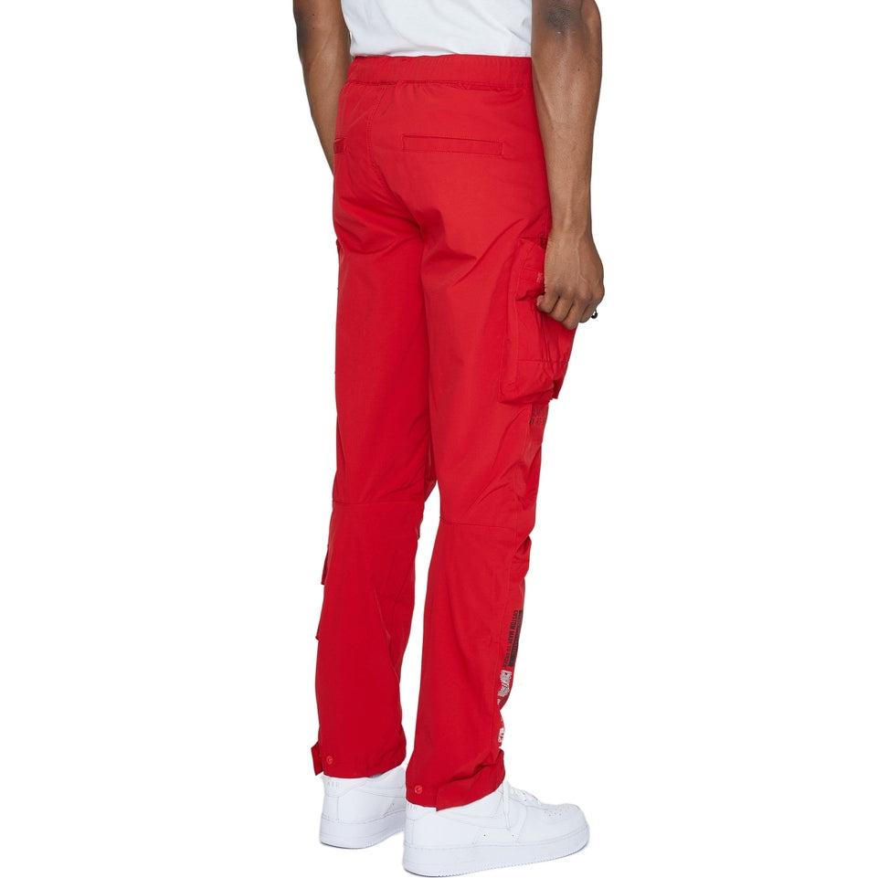 Smoke Rise Windbreaker Utility Pants - Red