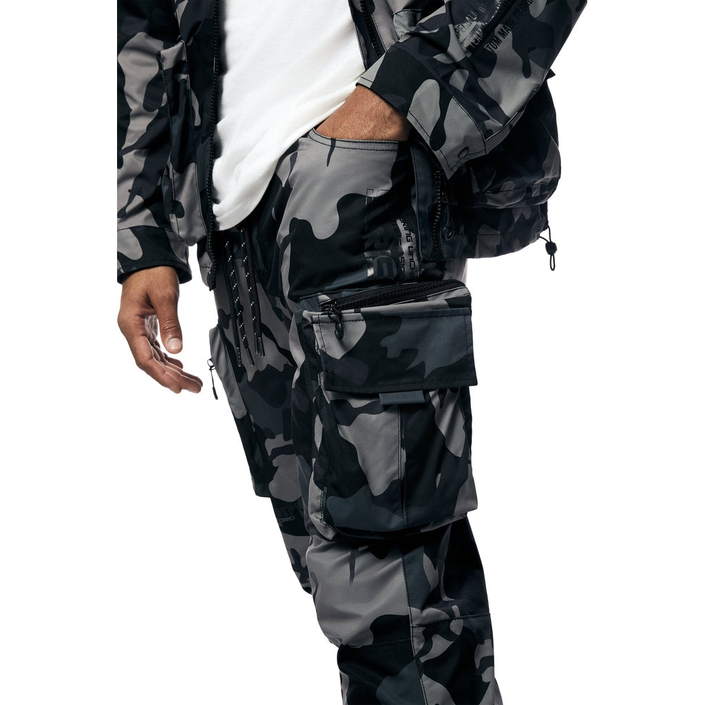 Smoke Rise Windbreaker Utility Pants - Stone Camo