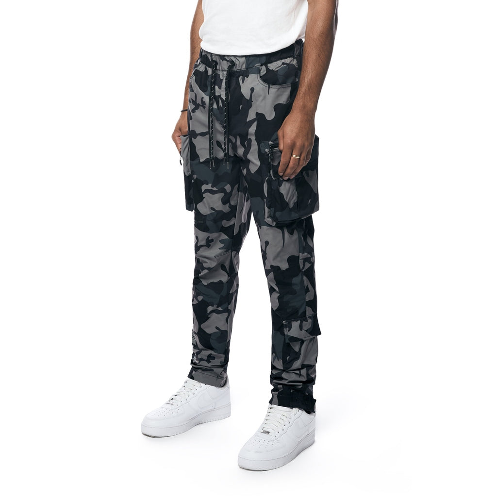 Smoke Rise Windbreaker Utility Pants - Stone Camo