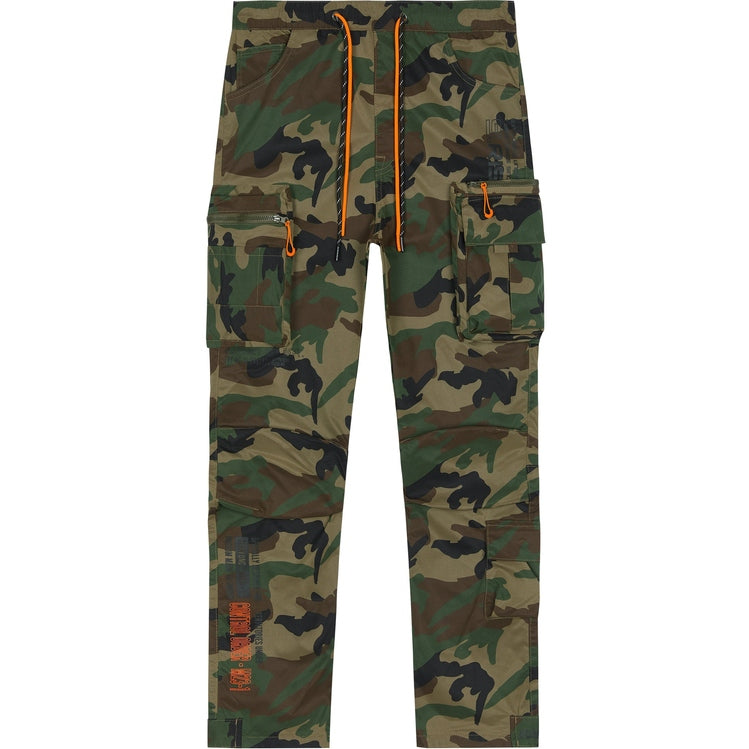 Smoke Rise Windbreaker Utility Pants - Wood Camo