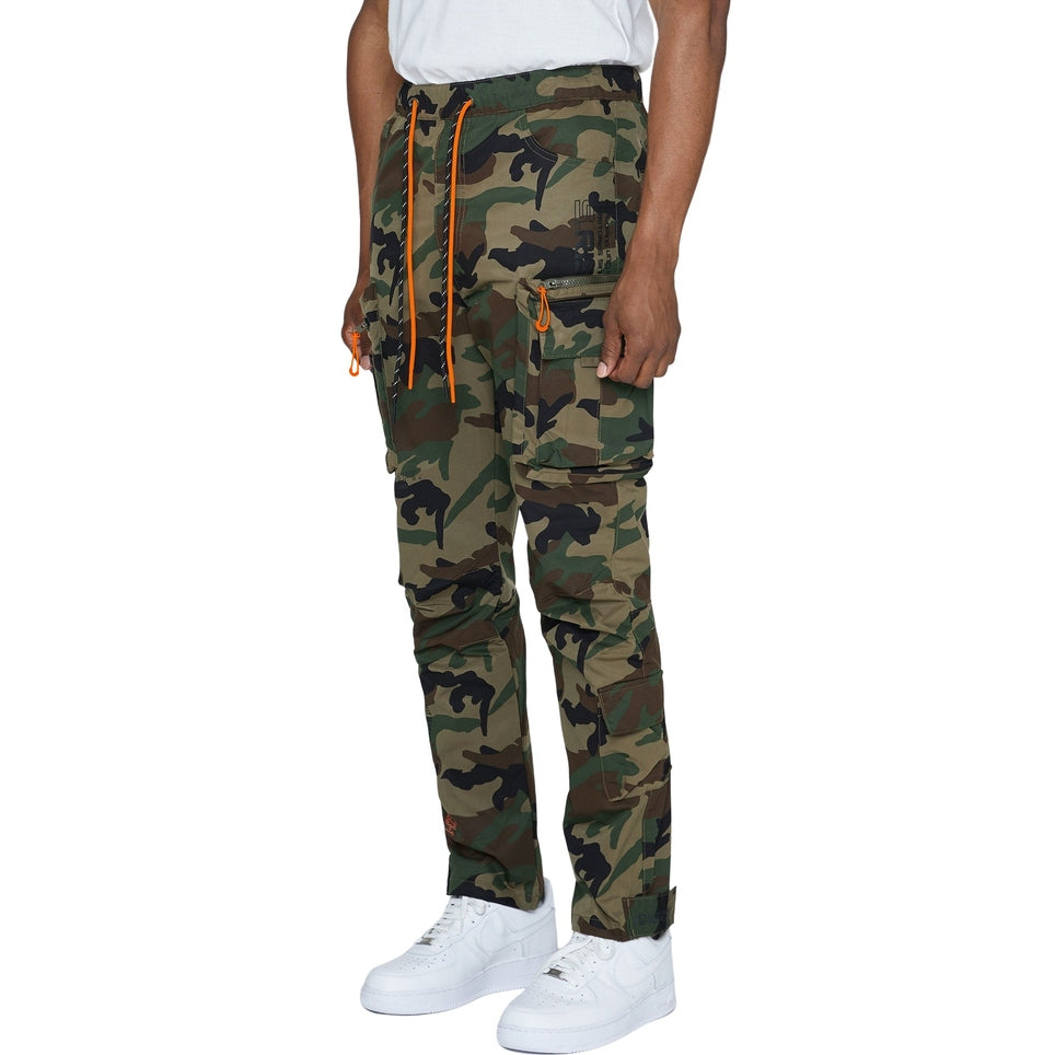 Smoke Rise Windbreaker Utility Pants - Wood Camo