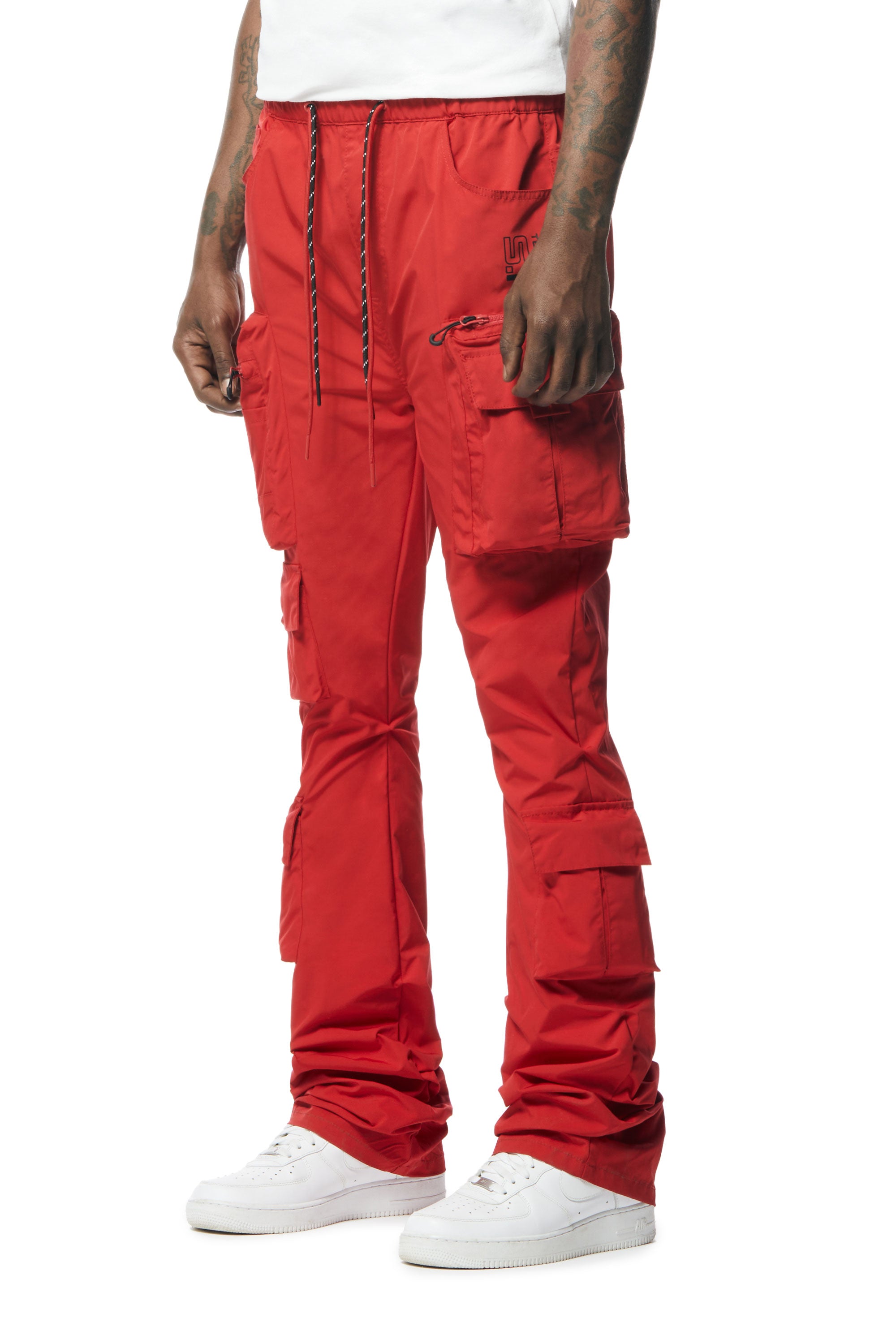 Dad Utility Pants - Red