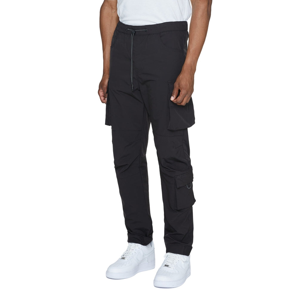 Smoke Rise Windbreaker Utility Joggers - Black