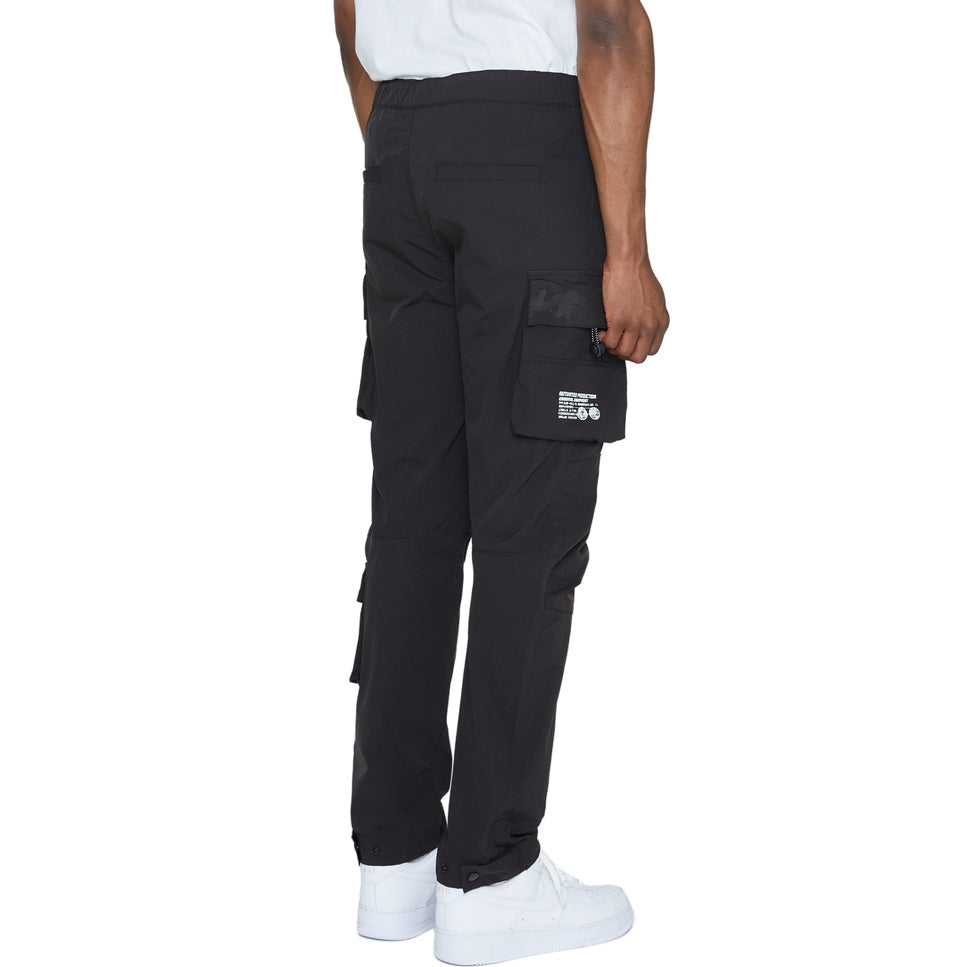 Smoke Rise Windbreaker Utility Joggers - Black