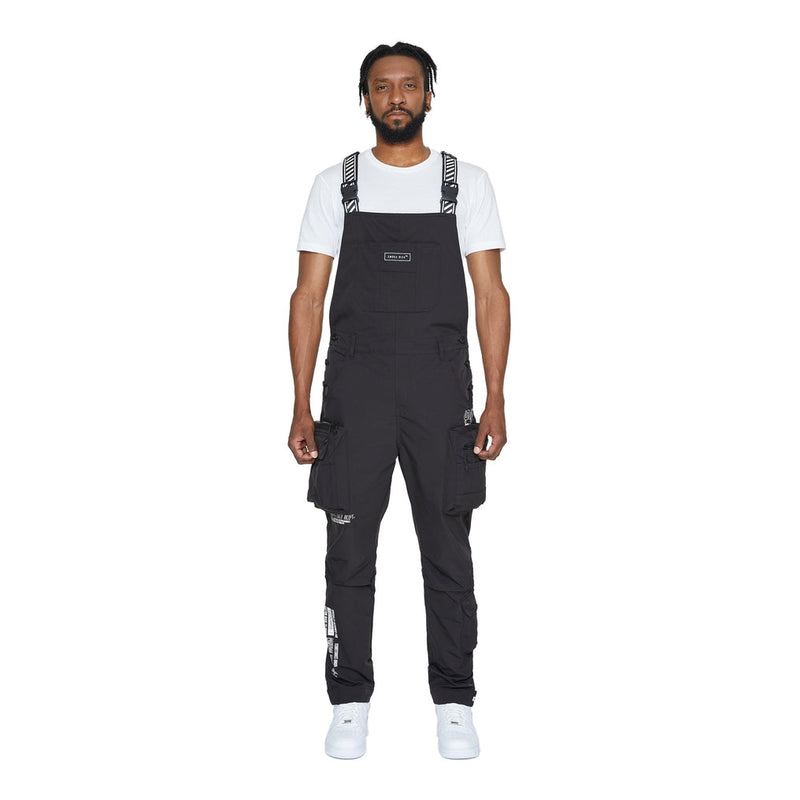 Windbreaker Utility Overalls - Black