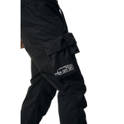 Smoke Rise Utility Windbreaker Cargo Pants - Black