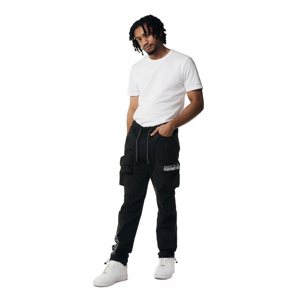 Smoke Rise Utility Windbreaker Cargo Pants - Black