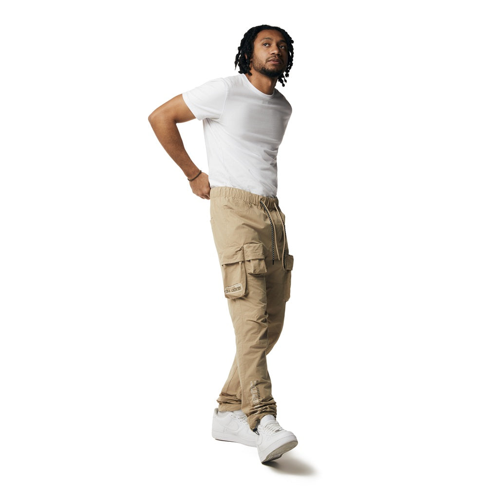 Smoke Rise Utility Windbreaker Cargo Pants - Khaki