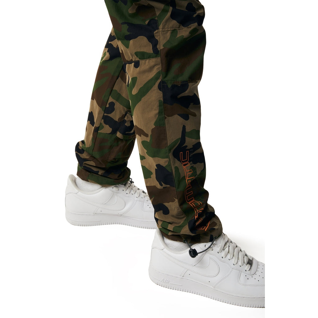 Smoke Rise Utility Windbreaker Cargo Pants - Wood Camo