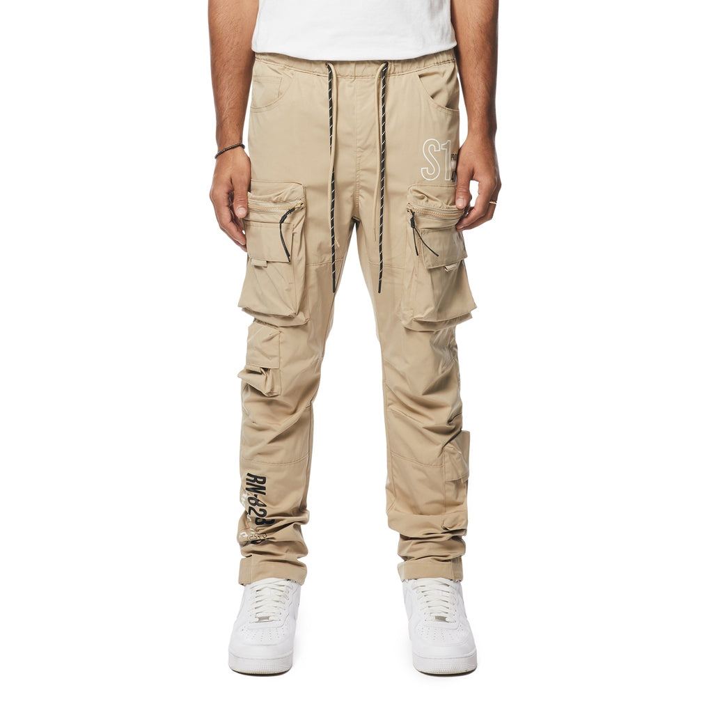 Smoke Rise Utility Windbreaker Cargo Pants - Khaki