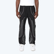 Straight Maximalist Windbreaker Pants