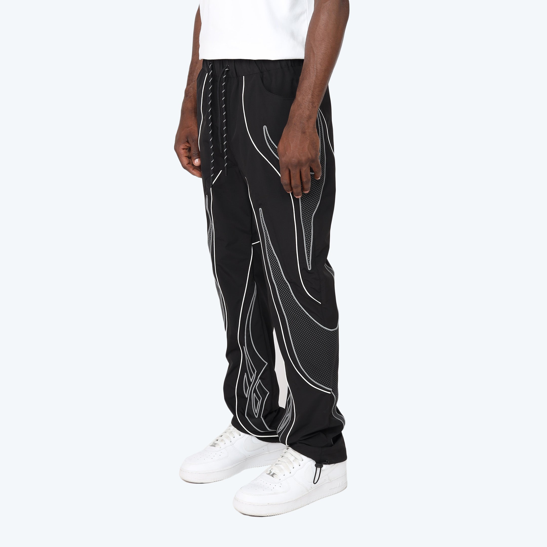 Straight Maximalist Windbreaker Pants