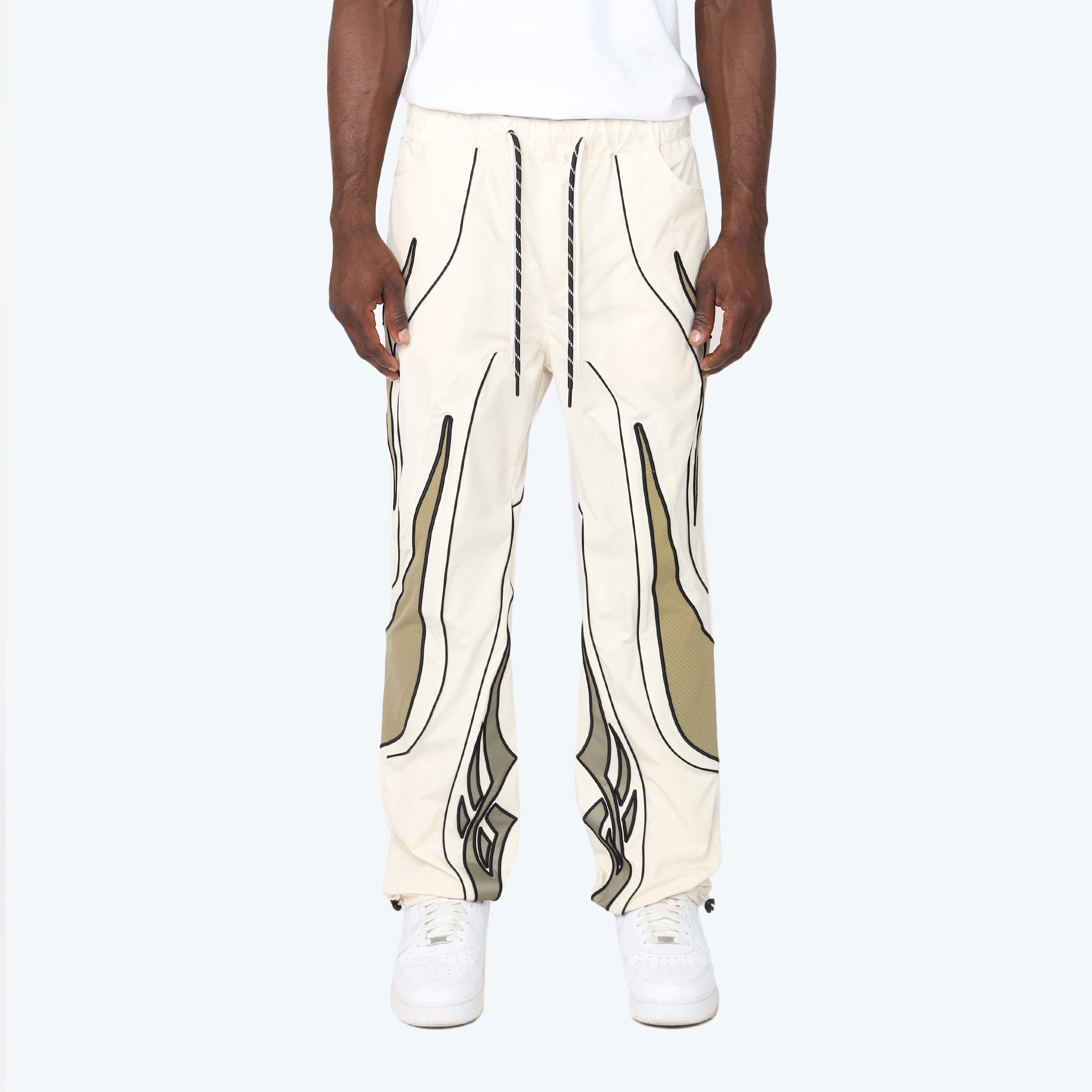 Straight Maximalist Windbreaker Pants