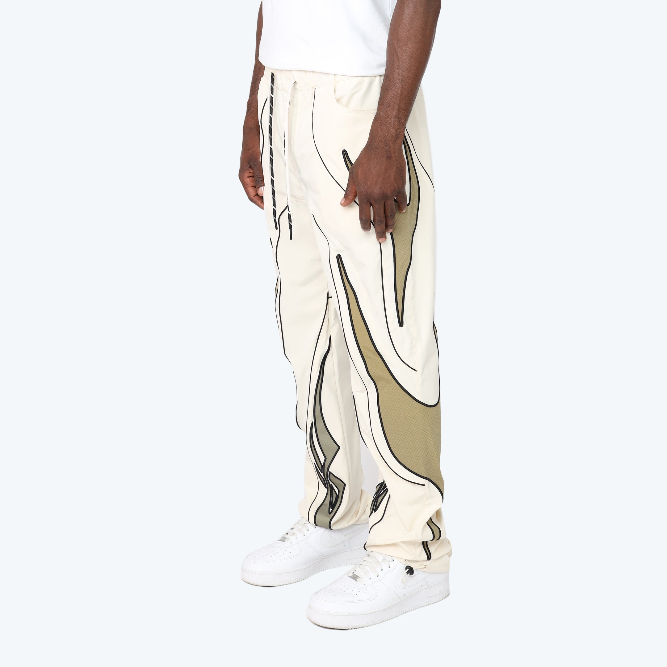 Straight Maximalist Windbreaker Pants
