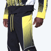 Straight Republic Colorblock Windbreaker Pants - Yellow