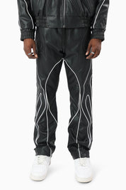 Limitless Racing PU Pants - Black