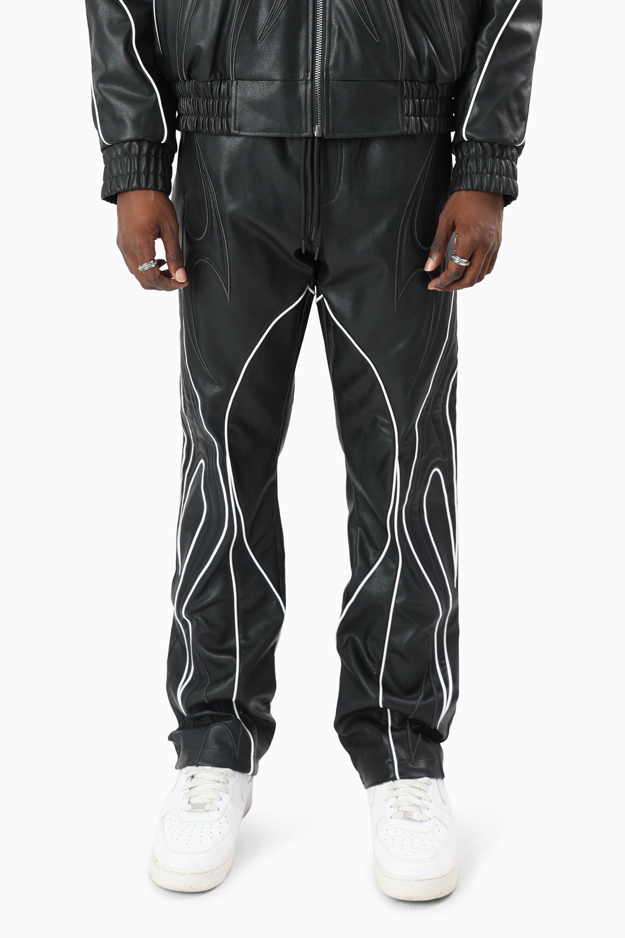 Limitless Racing PU Pants - Black