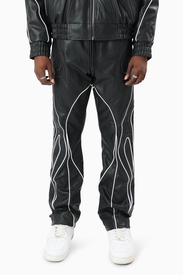 Limitless Racing PU Pants - Black