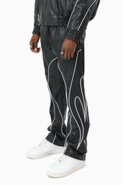 Limitless Racing PU Pants - Black