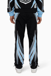 Rising Colorblock Windbreaker Pants - Blue Bell