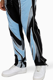 Rising Colorblock Windbreaker Pants - Blue Bell