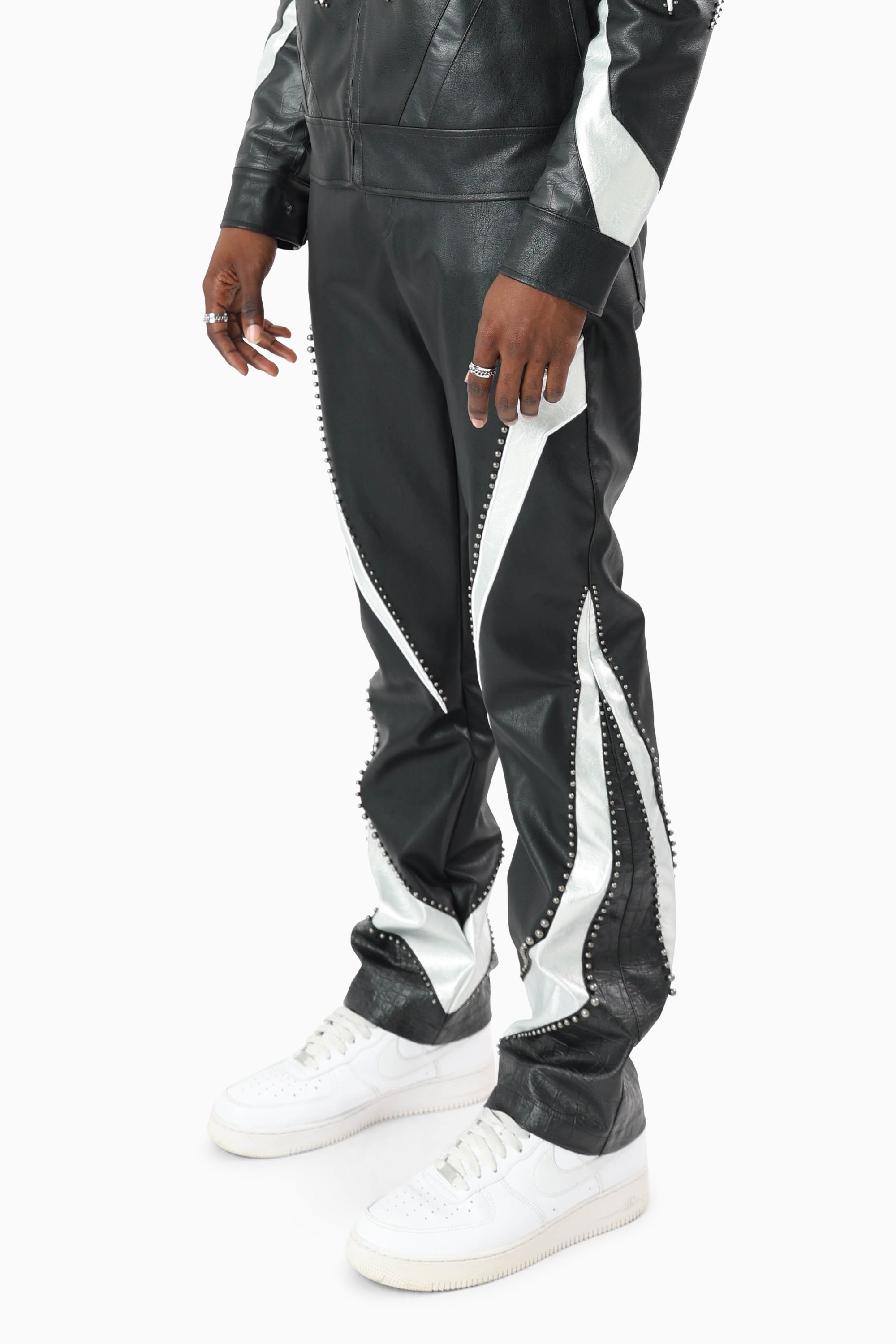 Club Circuit Racing PU Pants - Crocodile Black