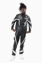 Club Circuit Racing PU Pants - Crocodile Black