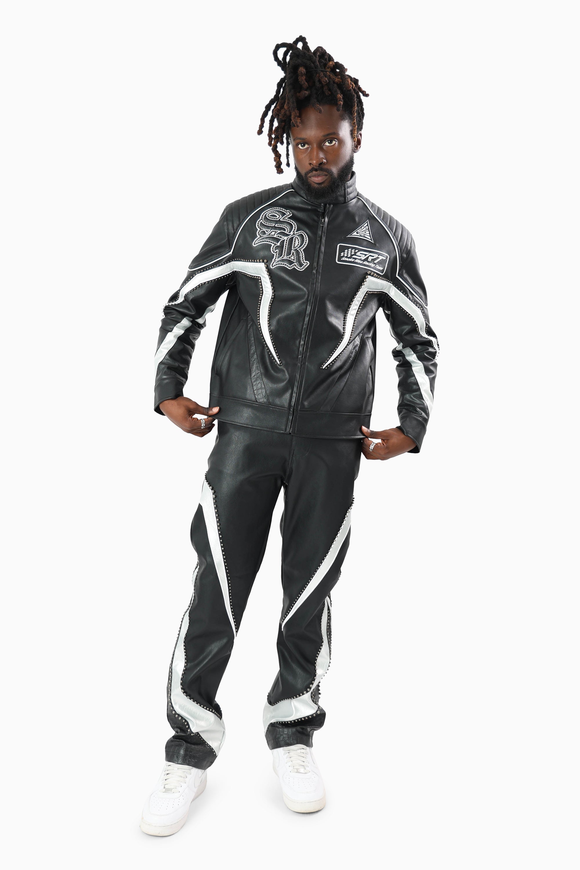 Club Circuit Racing PU Pants - Crocodile Black
