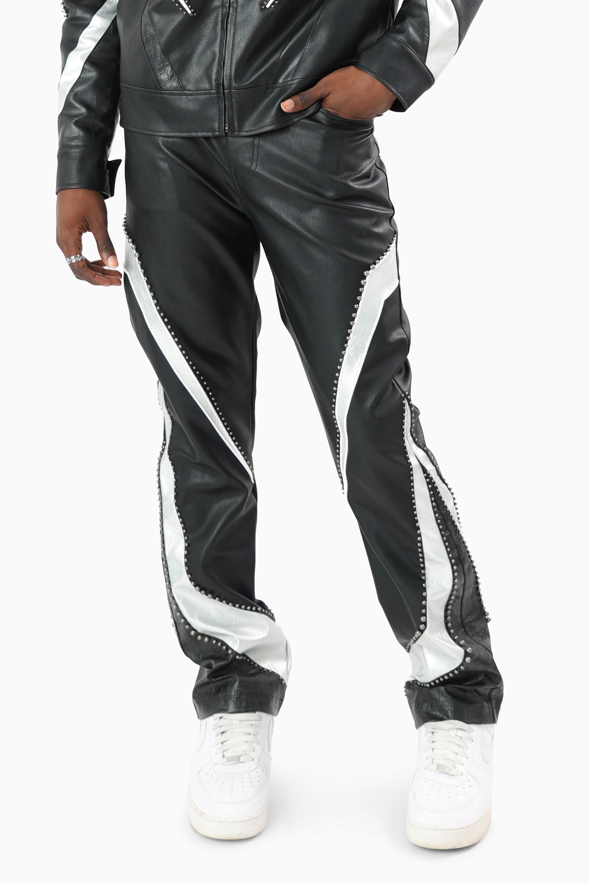 Club Circuit Racing PU Pants - Crocodile Black
