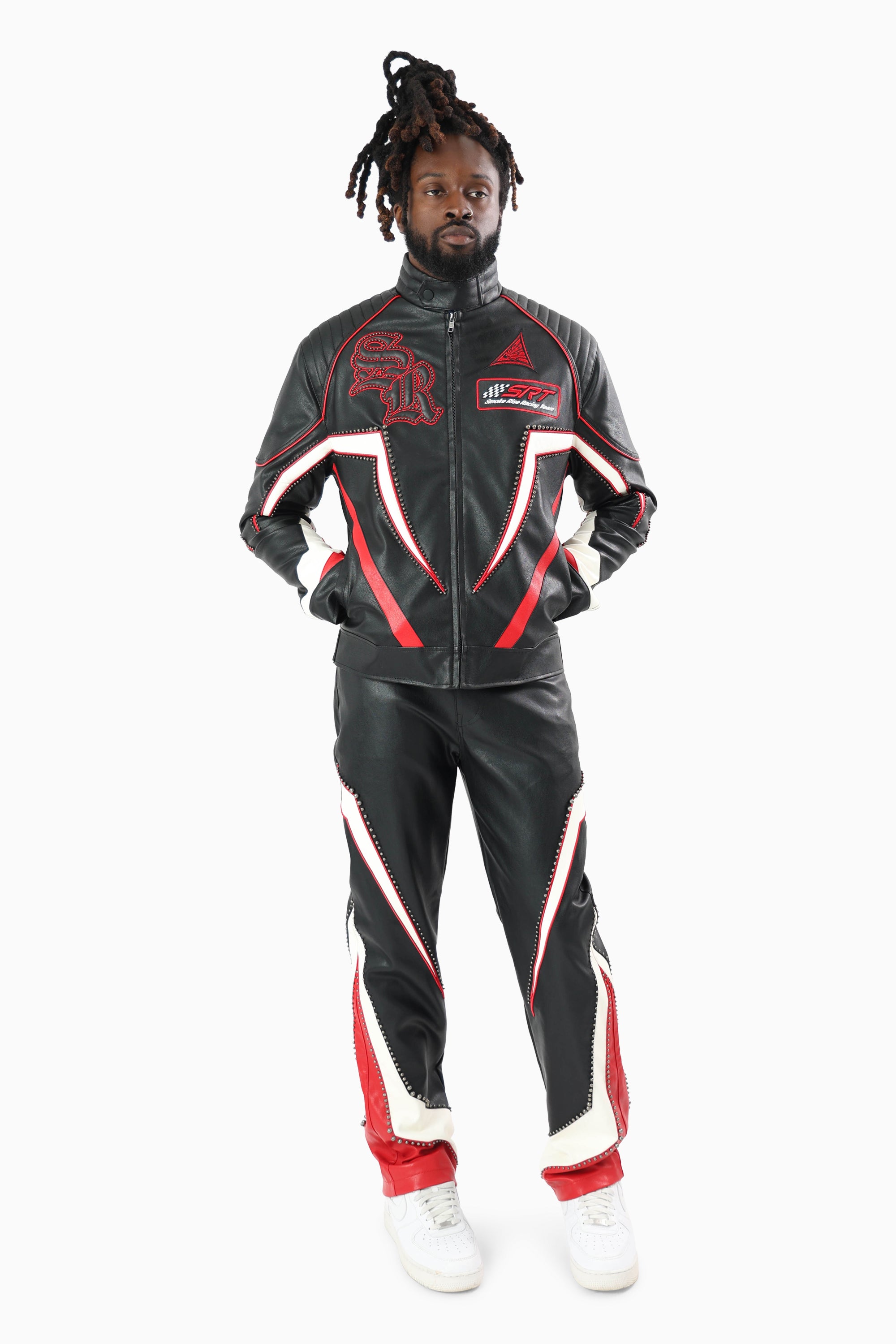 Club Circuit Racing PU Pants - Red