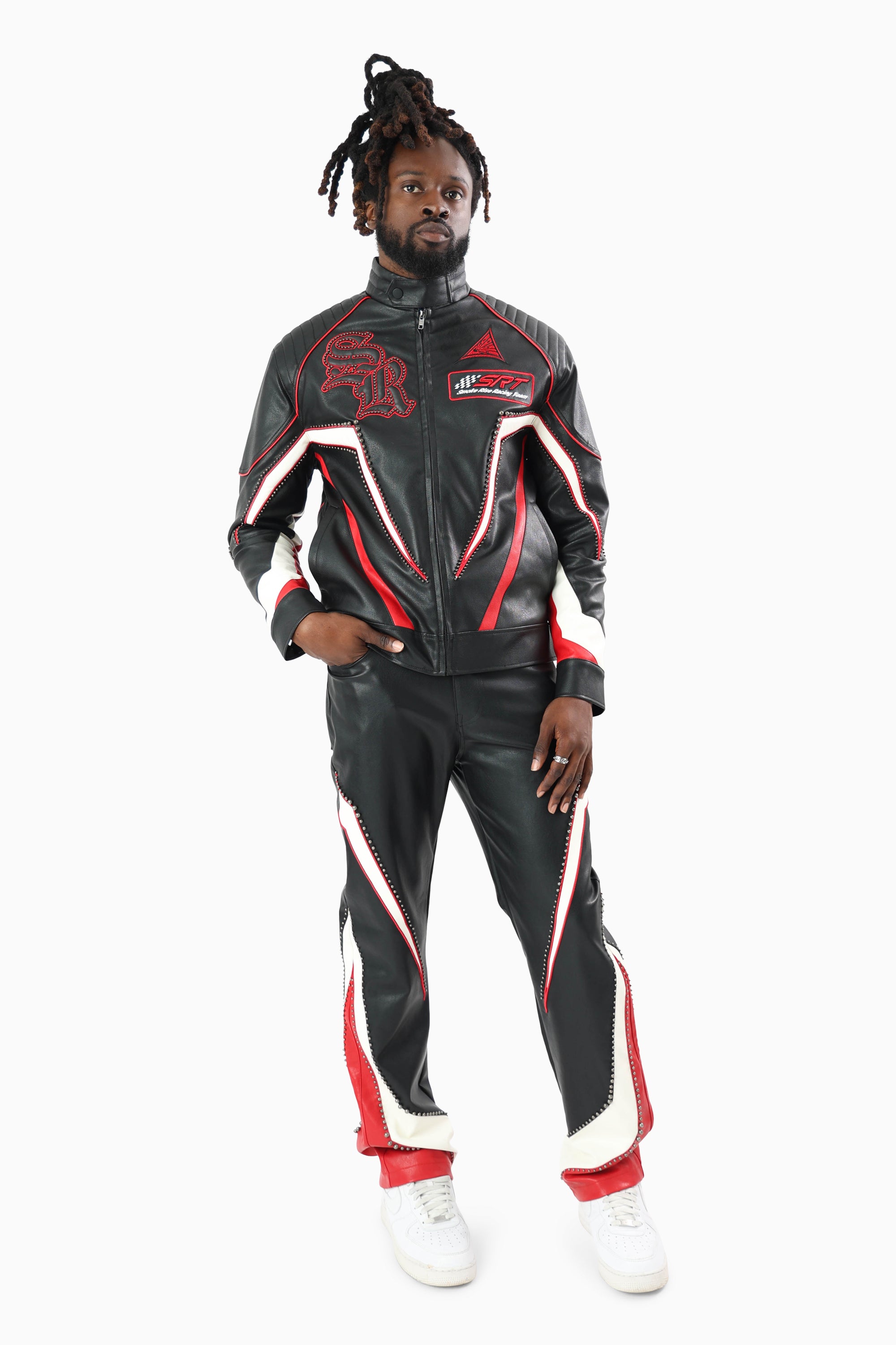 Club Circuit Racing PU Pants - Red