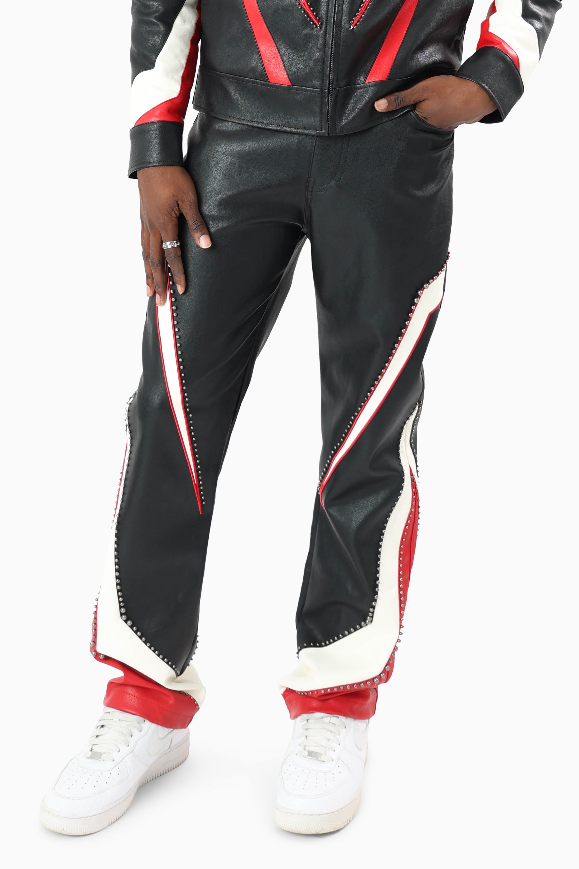 Club Circuit Racing PU Pants - Red