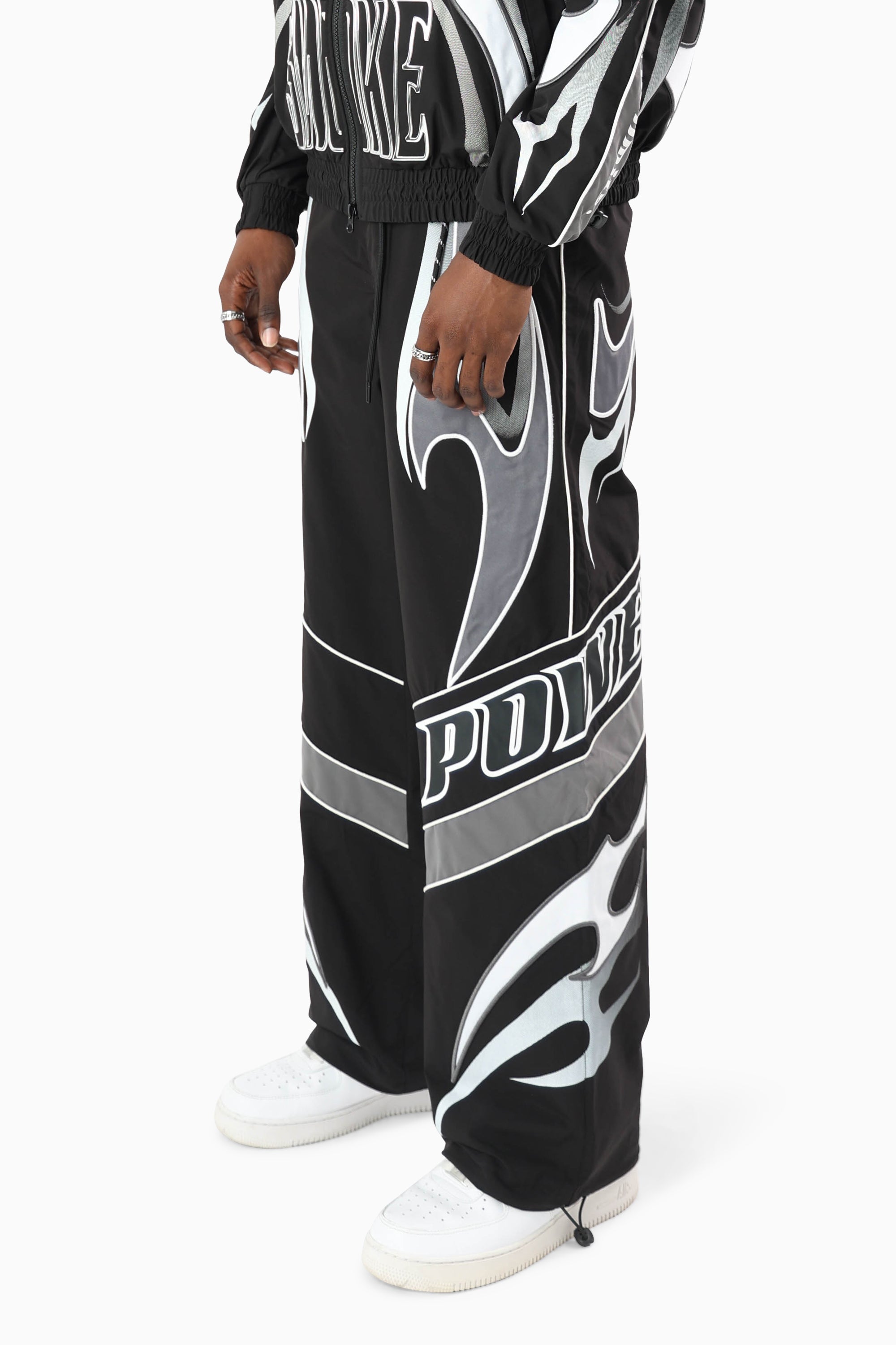 Power Windbreaker Pants - Black