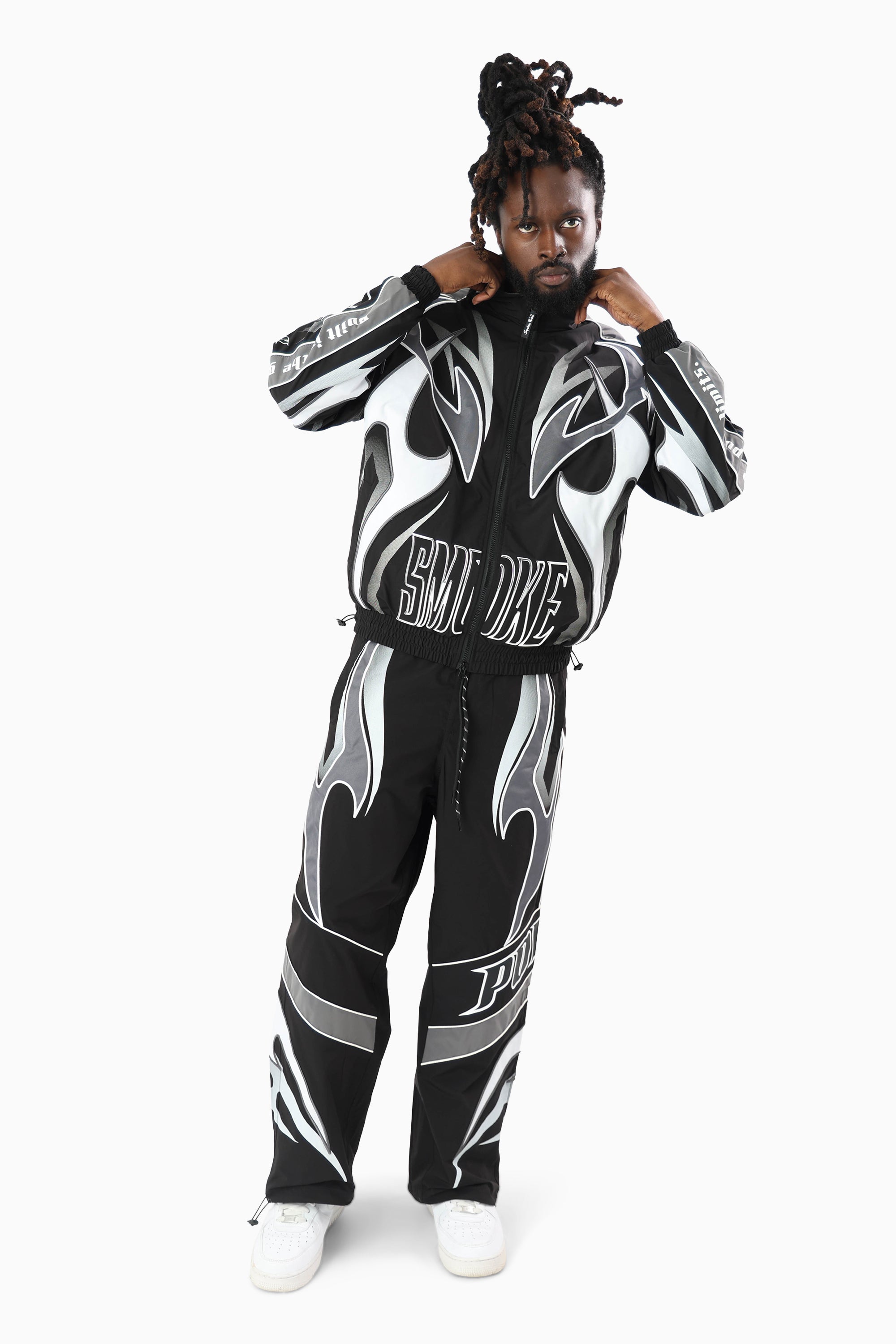 Power Windbreaker Pants - Black