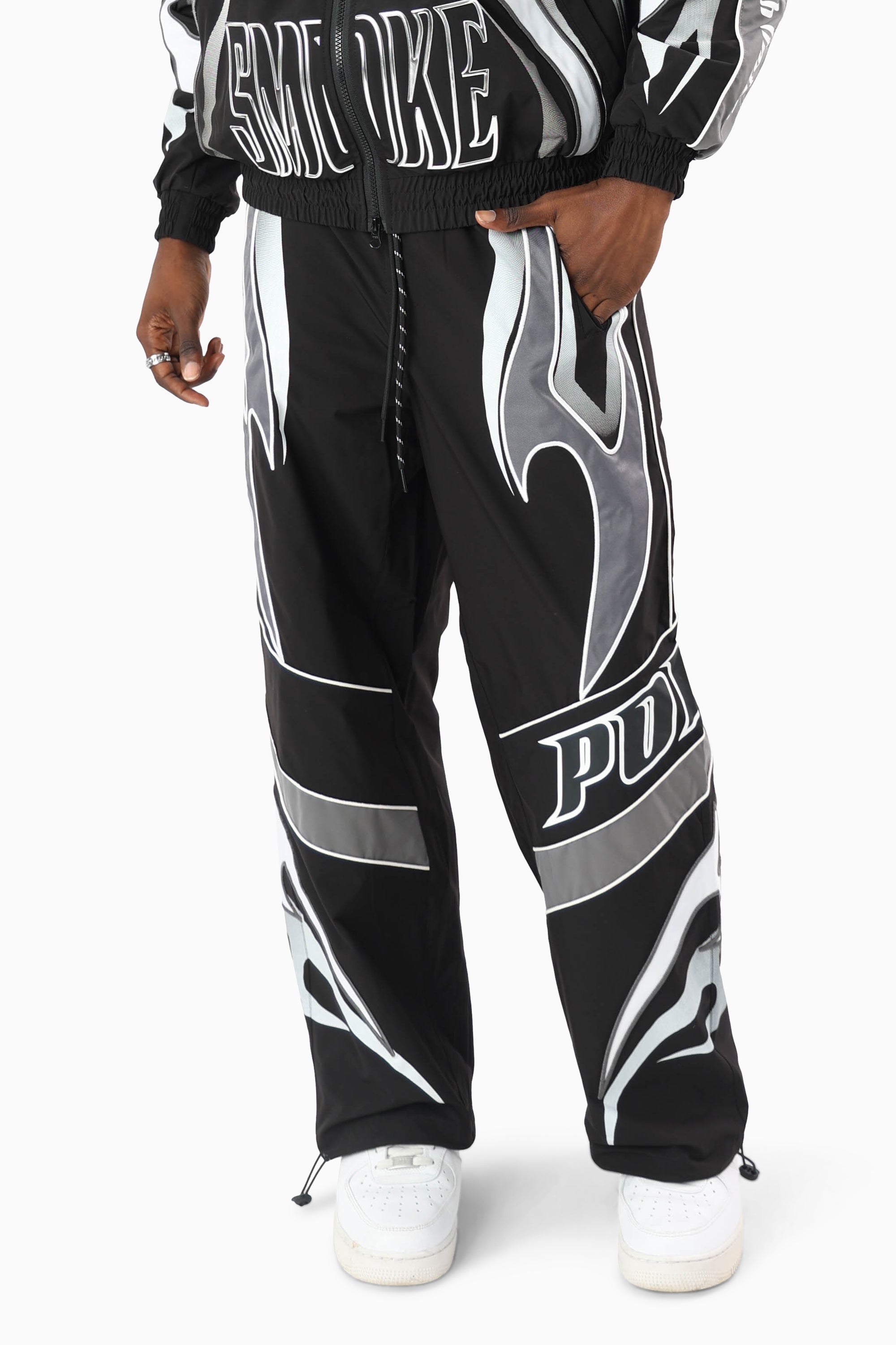 Power Windbreaker Pants - Black