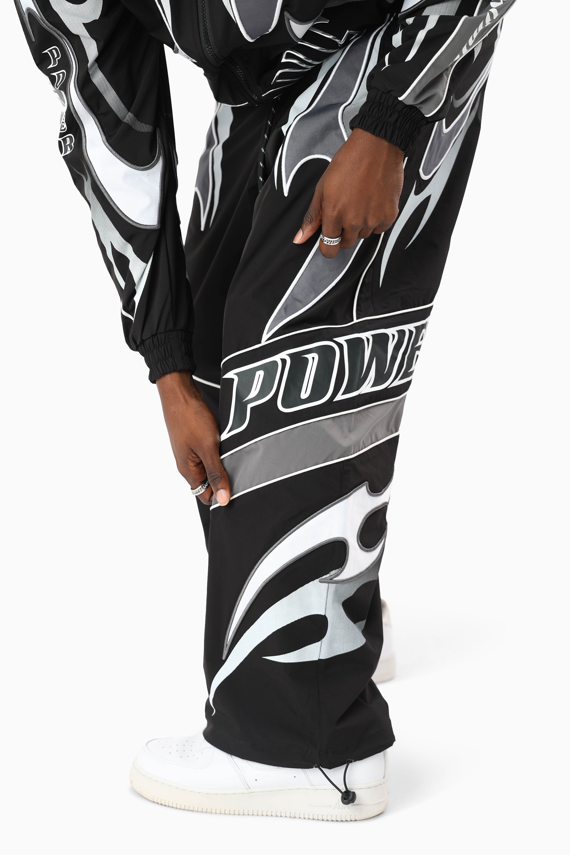 Power Windbreaker Pants - Black
