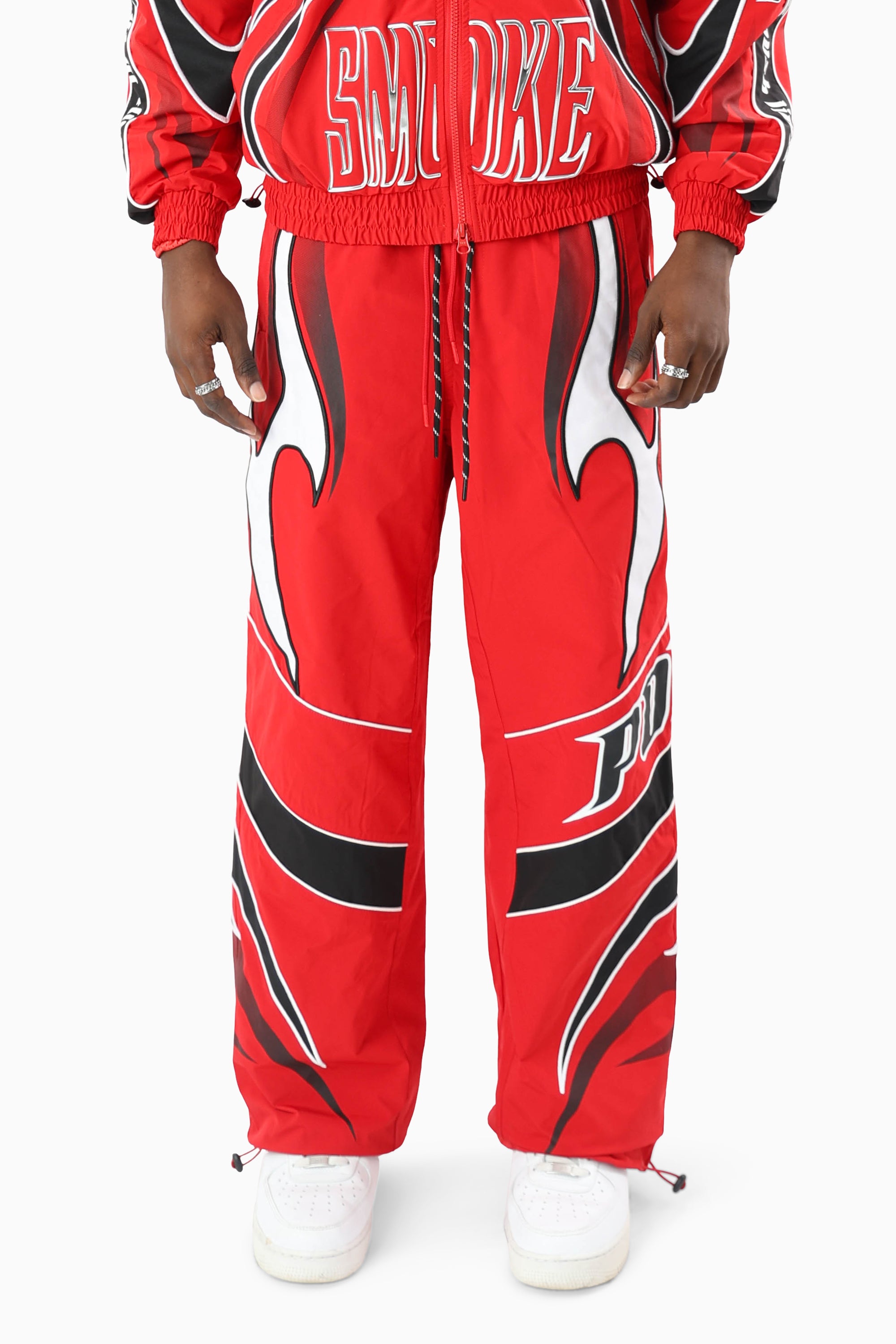 Power Windbreaker Pants - True Red
