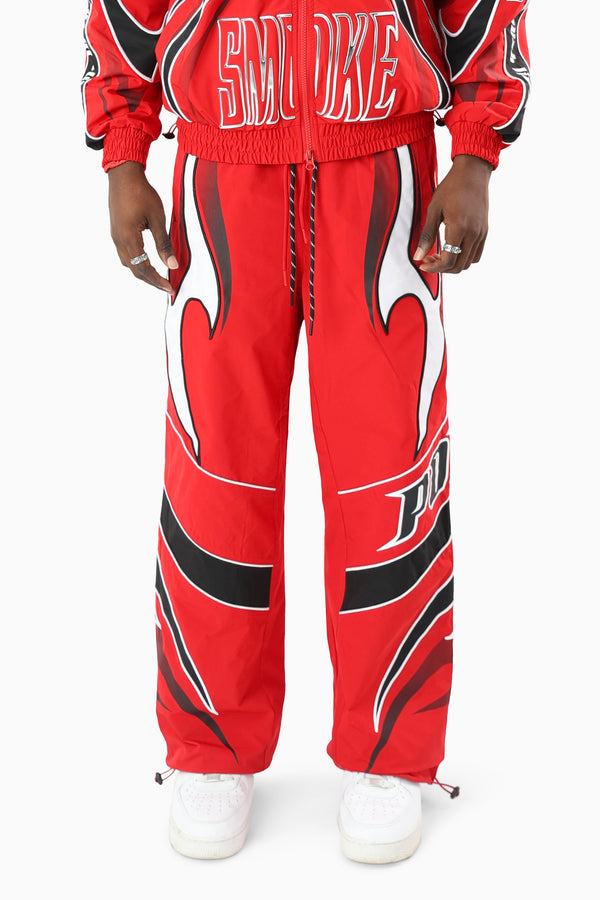 Power Windbreaker Pants - True Red