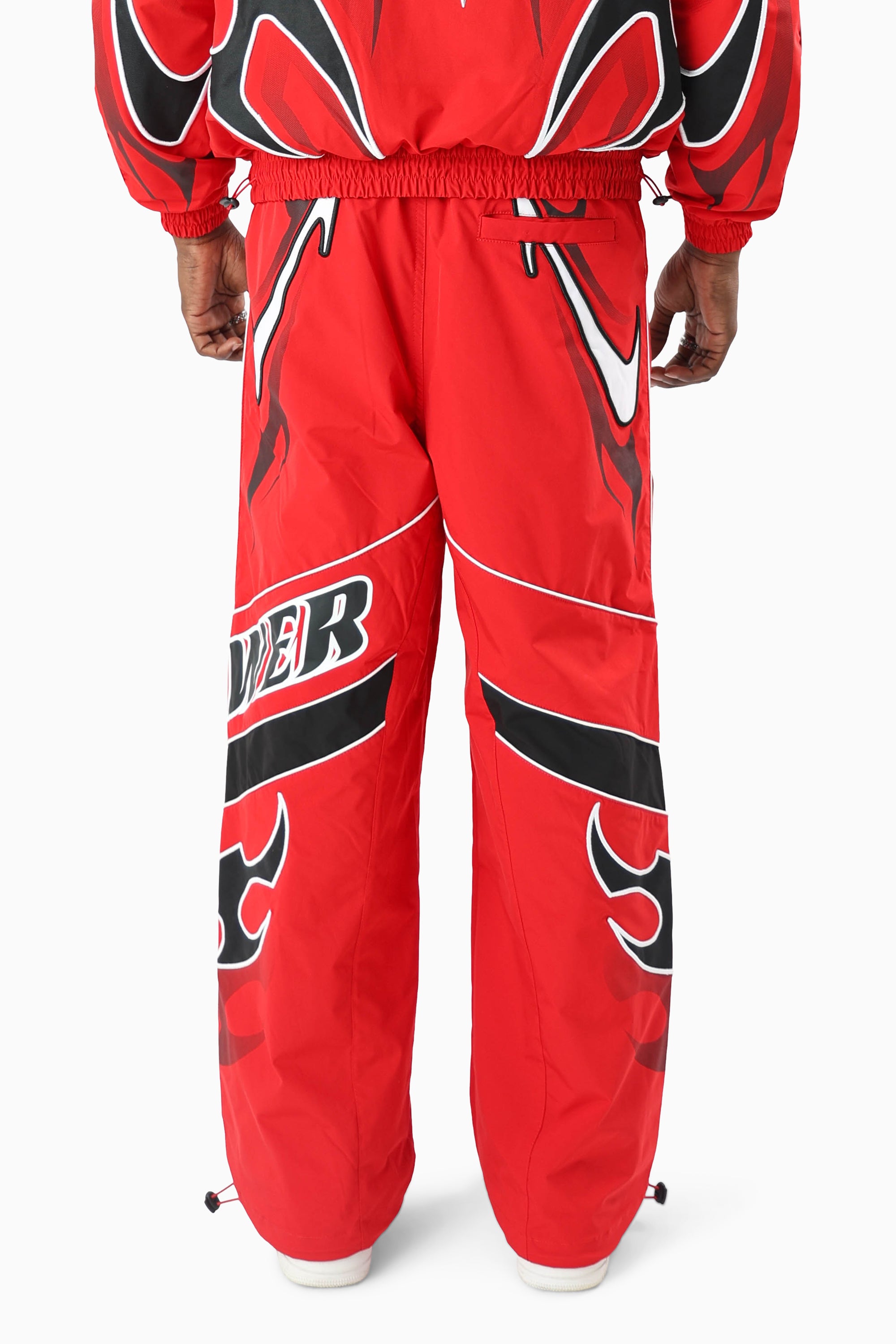 Power Windbreaker Pants - True Red