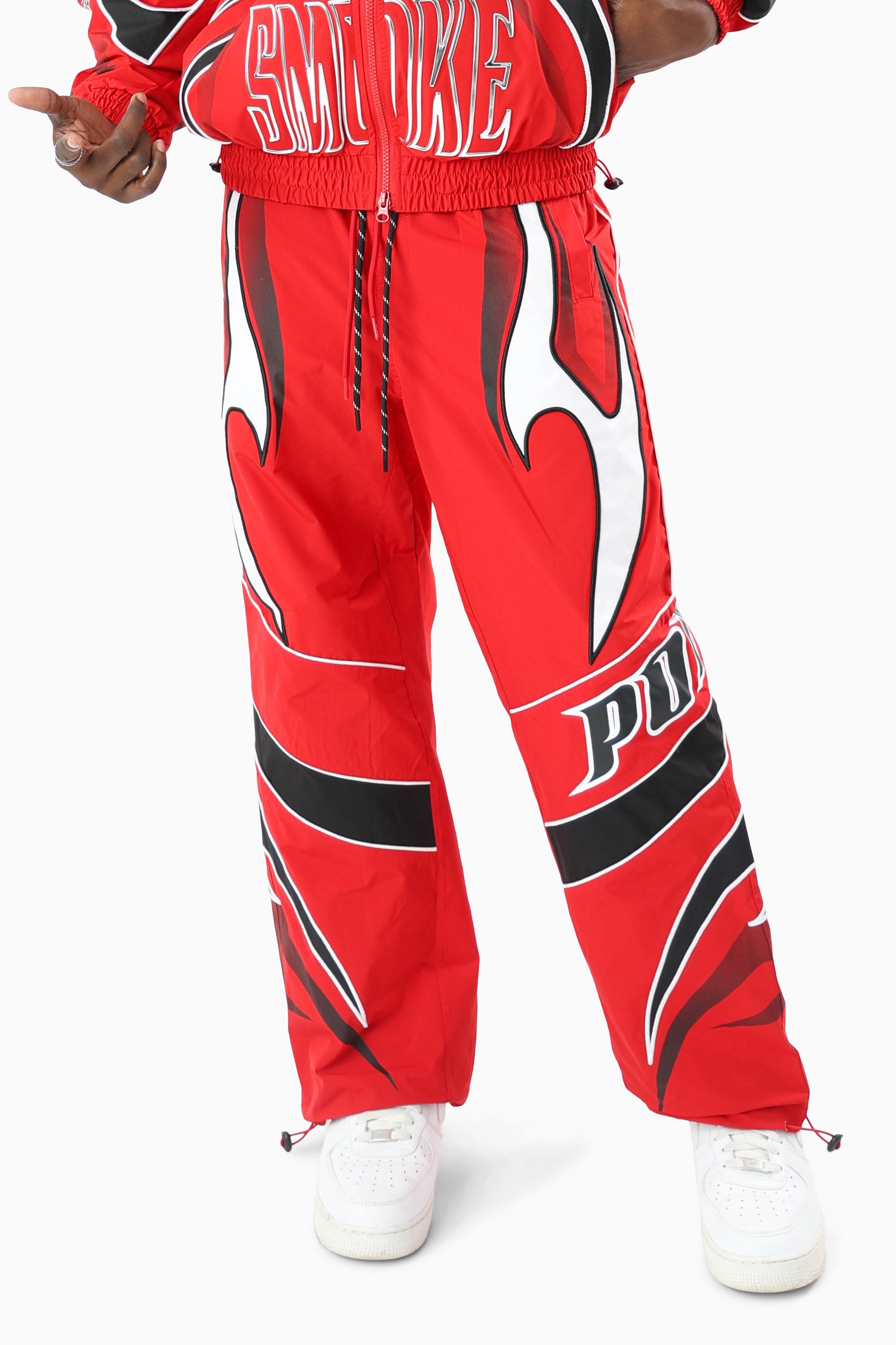 Power Windbreaker Pants - True Red